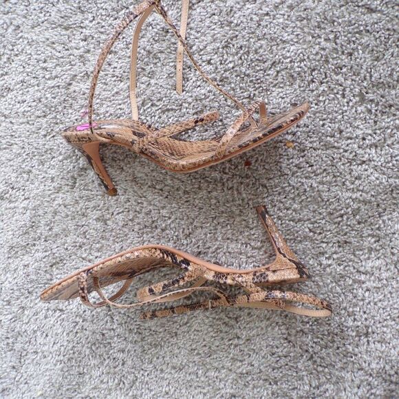 schutz ameena snakeskin heels 7 - Picture 4 of 12
